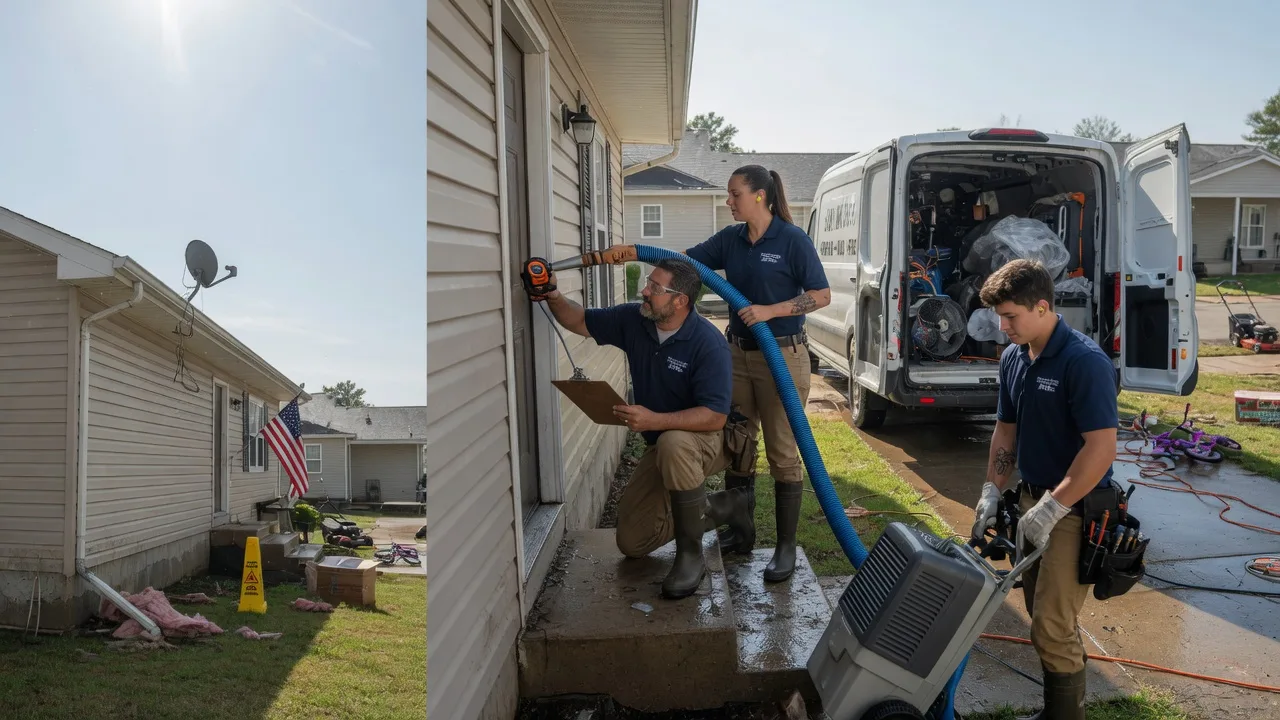 Ceiling Water Damage Restoration in Herscher, IL near me